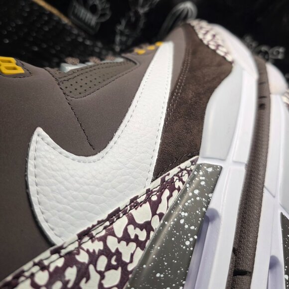 Custom Jordan 3-Inspired Sneakers – Travis Scott Fantasy Colorway Size US 11 - Picture 9 of 11